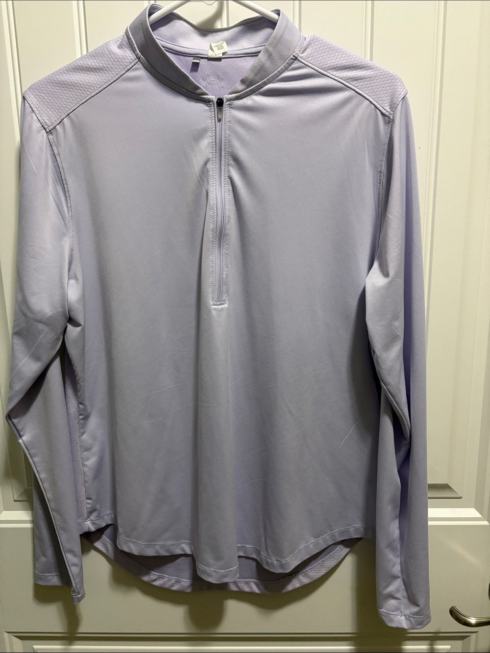 Under Armour Women’s XL Fitted Quarter Zip Pullover Lavender Athletic